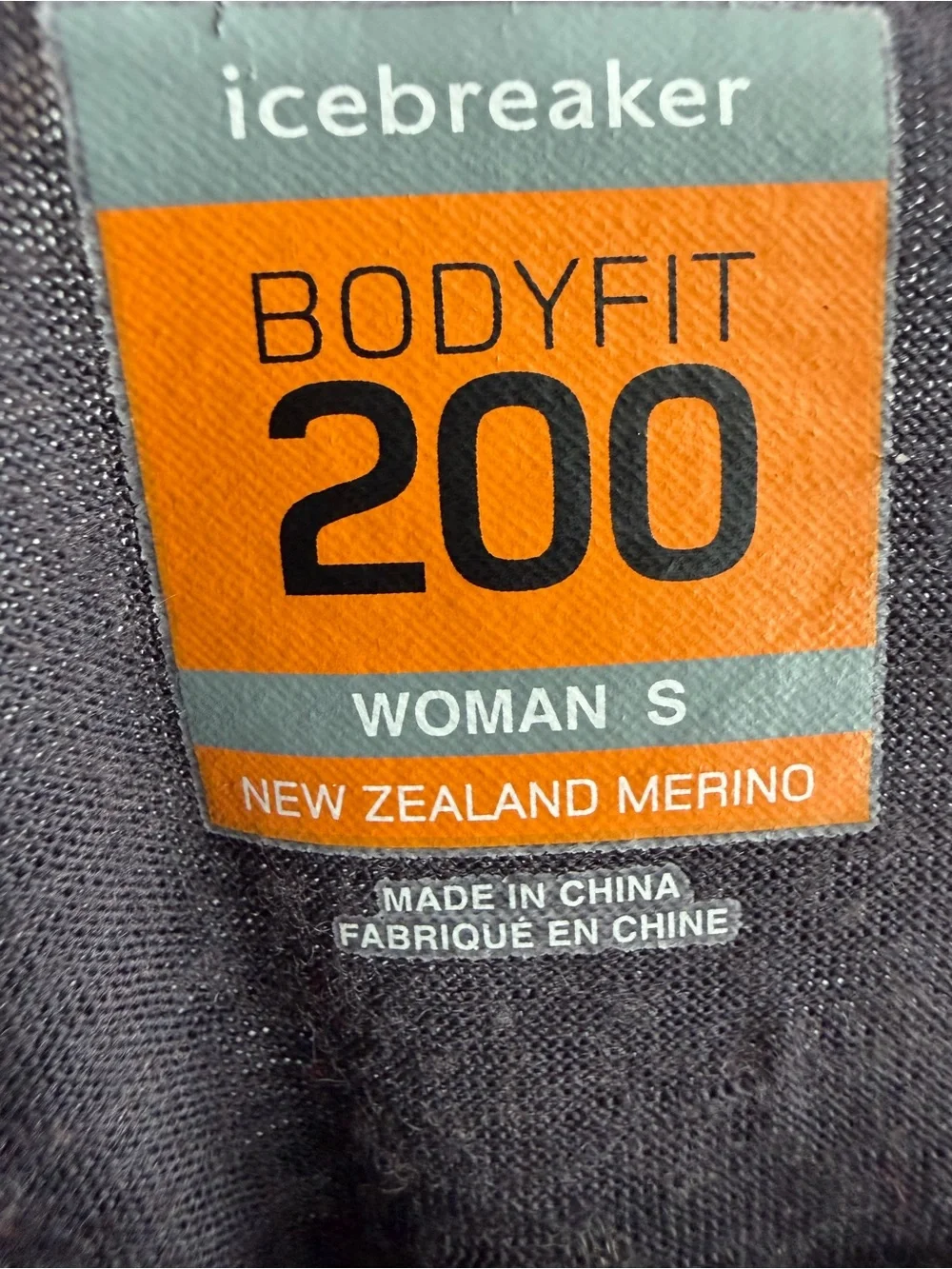 Icebreaker Bodyfit 200 merino wool purple Baselayer Longsleeve small
